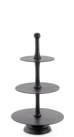 Clearance Bizzotto ALZATA 3P DECORATIVA MALLET NERO H82