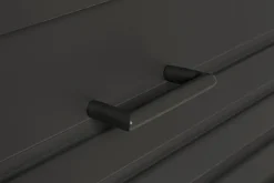 Clearance Bizzotto BAULE PORTA CUSCINI SMALL CON RUOTE ANTRACITE YK13 - ATLANTIC