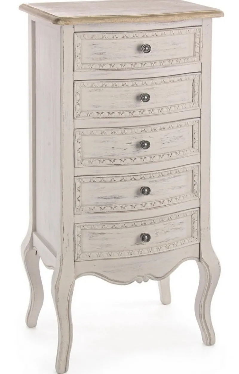 Bizzotto CASSETTIERA IN LEGNO 5 CASSETTI - CLARISSE