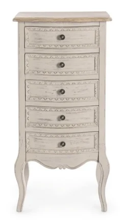 Bizzotto CASSETTIERA IN LEGNO 5 CASSETTI - CLARISSE