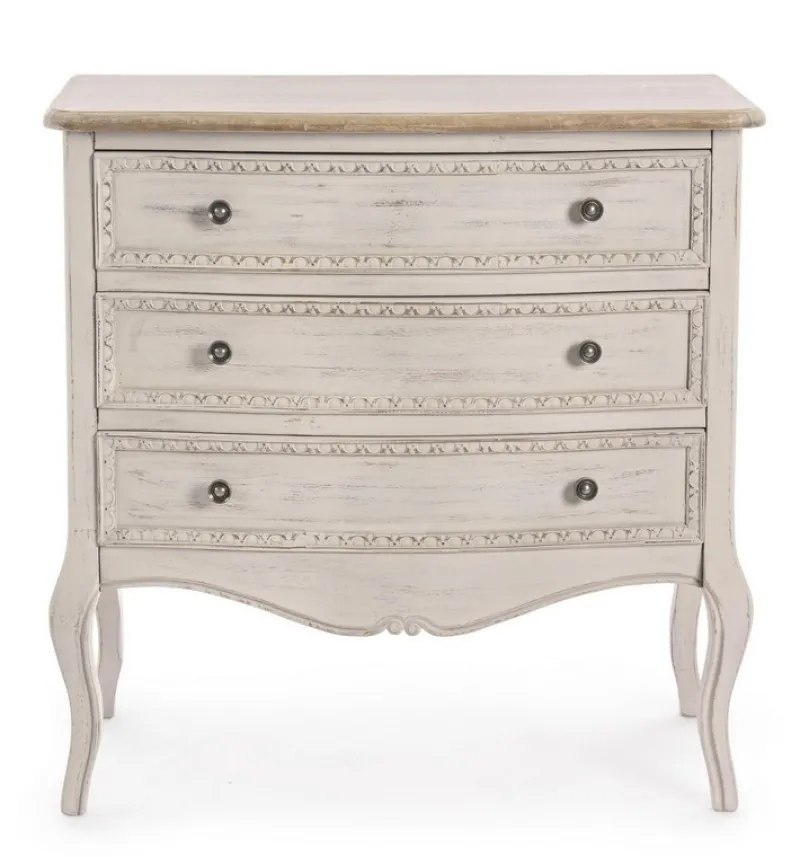 Bizzotto CASSETTIERA IN LEGNO 3 CASSETTI - CLARISSE