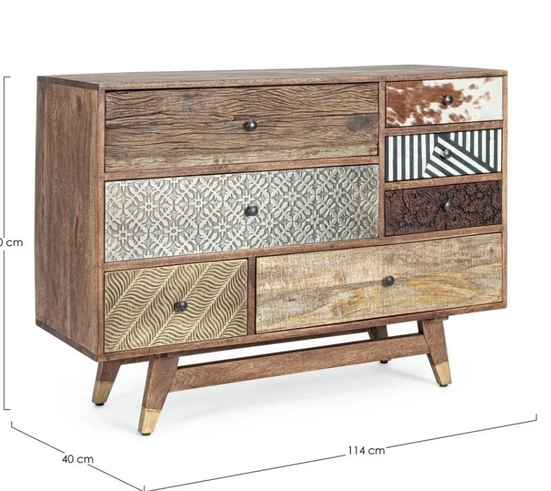 Hot Bizzotto CASSETTIERA IN LEGNO - DHAVAL