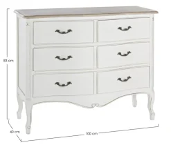 Online Bizzotto CASSETTIERA IN LEGNO - JUSTINE