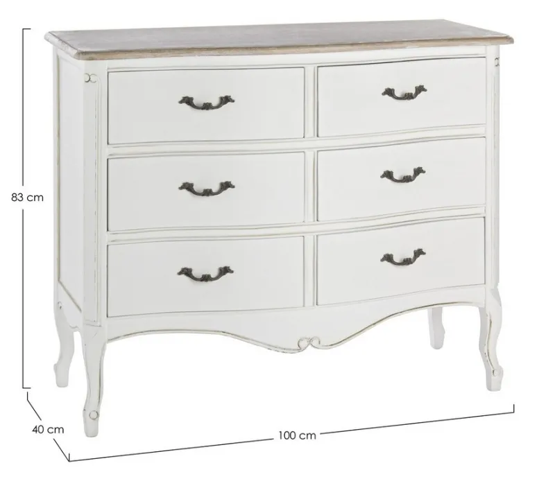 Online Bizzotto CASSETTIERA IN LEGNO - JUSTINE