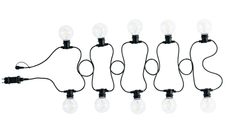 Bizzotto CATENA IN VETRO 10LED - BRILLANT