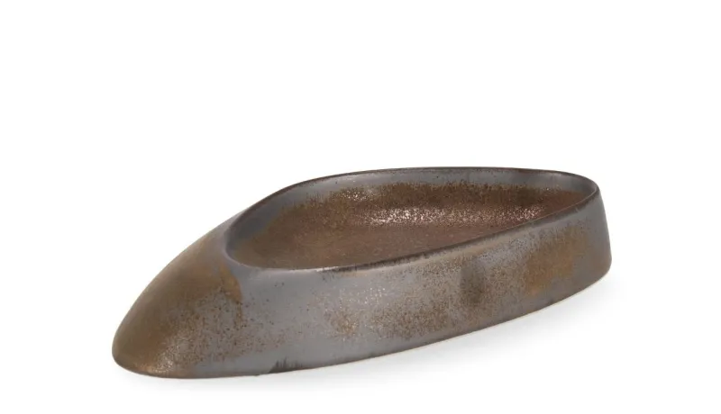 Bizzotto CIOTOLA DECORATIVA RYO BRONZO 24X12