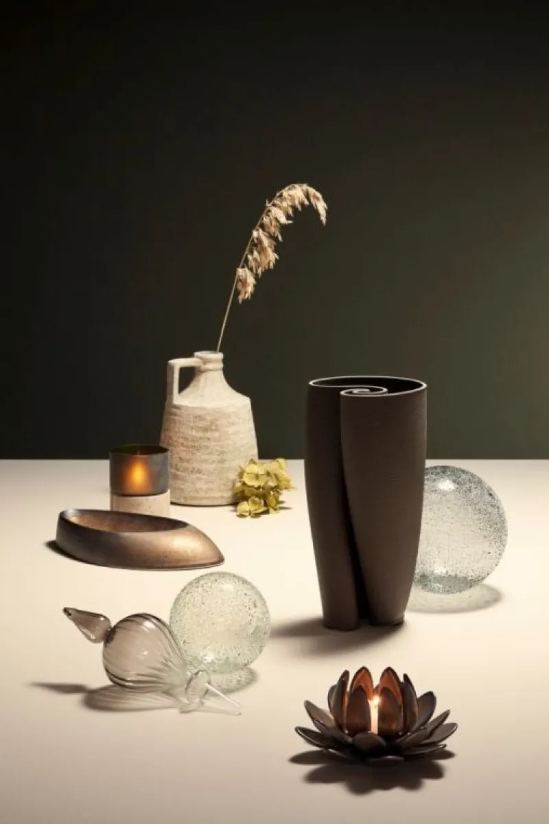 Bizzotto CIOTOLA DECORATIVA RYO BRONZO 24X12