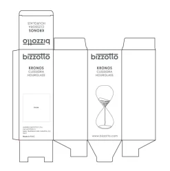 Bizzotto CLESSIDRA KRONOS TRASPARENTE-BIANCO H29
