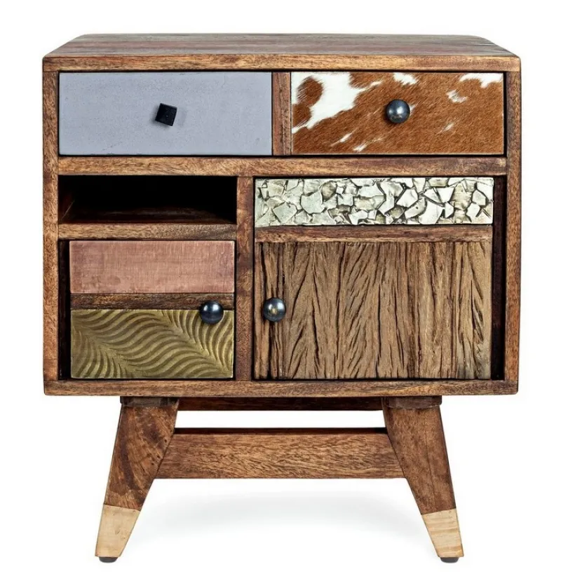 Hot Bizzotto COMODINO IN LEGNO - DHAVAL