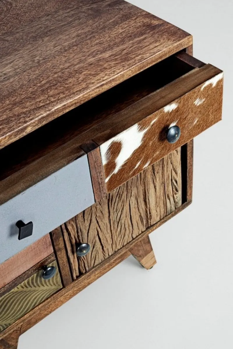 Hot Bizzotto COMODINO IN LEGNO - DHAVAL