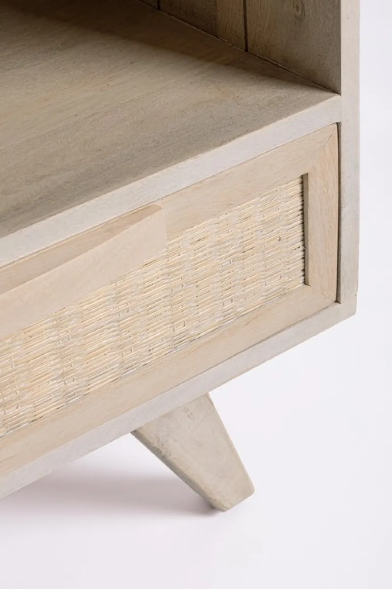 Clearance Bizzotto COMODINO IN LEGNO - SAHANA