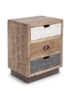 Outlet Bizzotto COMODINO IN LEGNO - TUDOR