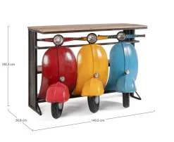 Bizzotto CONSOLLE BAR TRIS VESPA COLOR