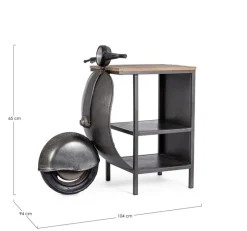 New Bizzotto CONSOLLE BAR VESPA METAL