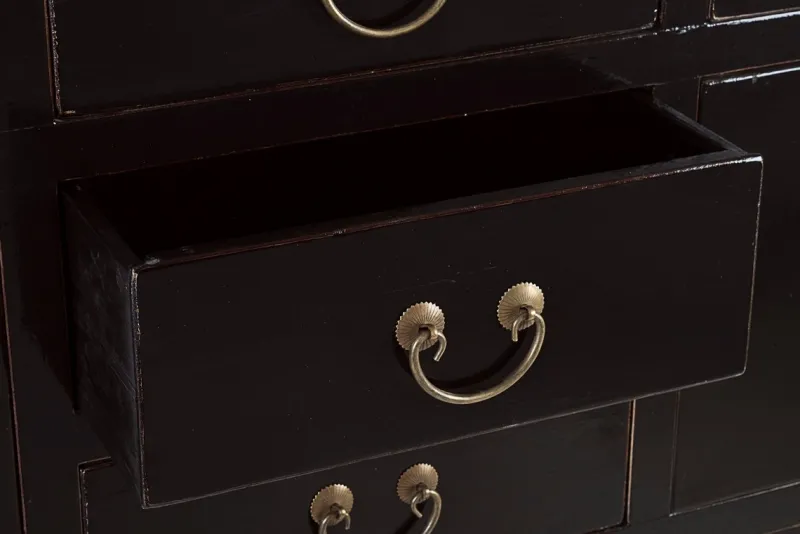 Bizzotto CONSOLLE IN LEGNO NERO - JINAN