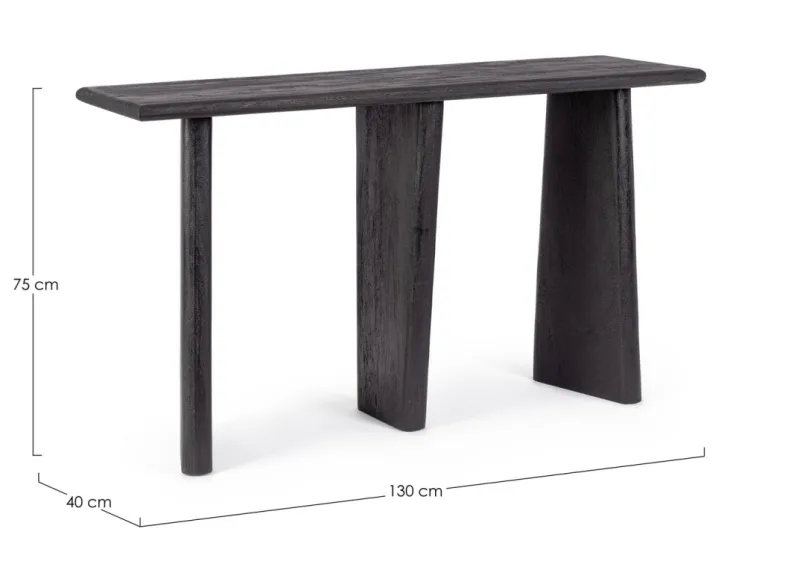 Best Bizzotto CONSOLLE IN LEGNO NERO - ZACATECAS