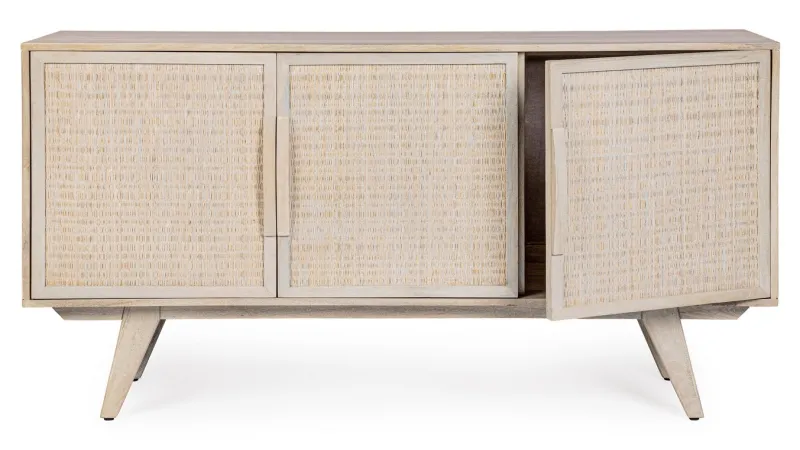 Clearance Bizzotto CREDENZA 3 ANTE IN LEGNO - SAHANA