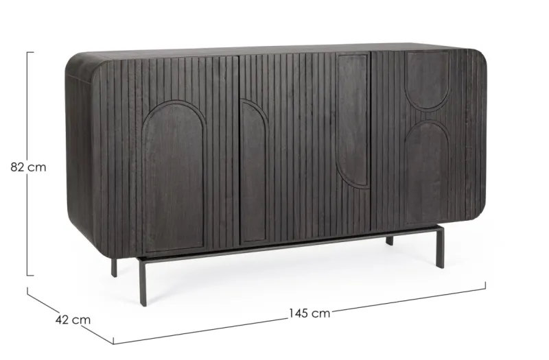 Bizzotto CREDENZA 3 ANTE IN LEGNO - ORISSA