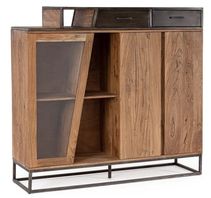 Discount Bizzotto CREDENZA ALTA IN LEGNO - JANAK
