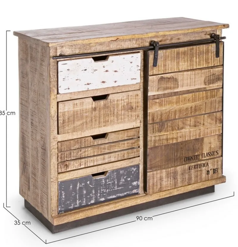 Bizzotto CREDENZA IN LEGNO 1 ANTA - TUDOR