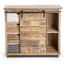 Bizzotto CREDENZA IN LEGNO 1 ANTA - TUDOR