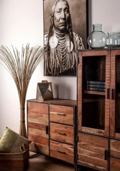 New Bizzotto CREDENZA IN LEGNO 1 ANTA - ELMER