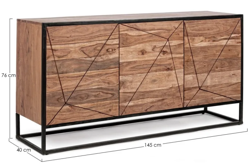 Sale Bizzotto CREDENZA IN LEGNO 3 ANTE - EGON