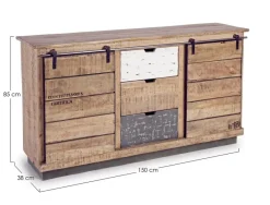 New Bizzotto CREDENZA IN LEGNO - TUDOR