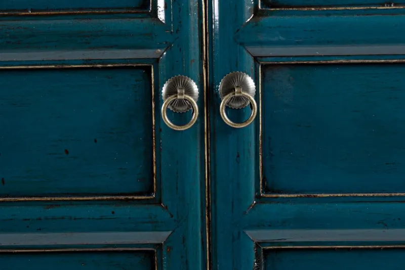 Bizzotto CREDENZA IN LEGNO BLU - JINAN