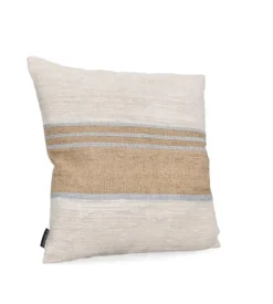 Outlet Bizzotto CUSCINO KARADA CREMA NATURALE BLU 45X45