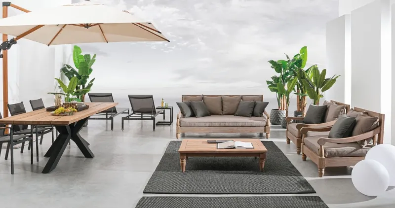 New Bizzotto DAYBED IN TEAK SFODERABILE - BALI FSC