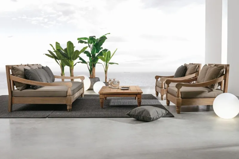 New Bizzotto DAYBED IN TEAK SFODERABILE - BALI FSC