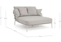Bizzotto DAYBED 2P C-C TALAIA FROSTY