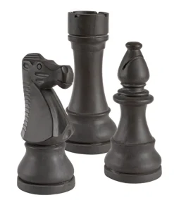 Discount Bizzotto DECORAZIONE CHESS 3FIGURE ANTRACITE ASS3