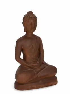 Sale Bizzotto DECORAZIONE MEILI BUDDHA SEDUT RUSTY H49