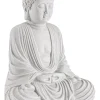 Sale Bizzotto DECORAZIONE PATTAYA BUDDHA SEDUTO BIANCO