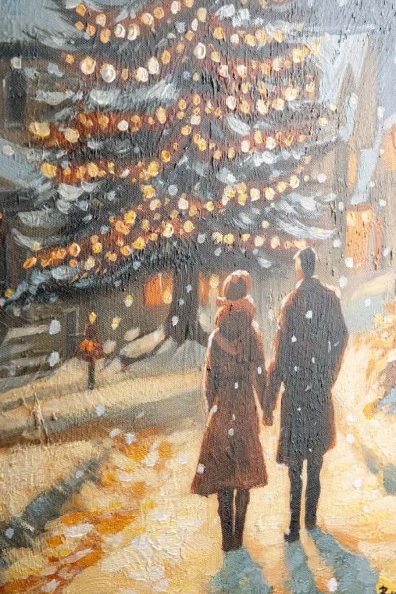 Discount Bizzotto DIPINTO SILENT NIGHT 5008 50X70