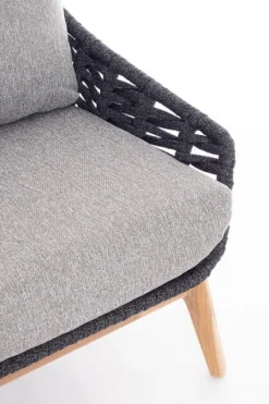 Clearance Bizzotto DIVANO 2/3 POSTI ANTRACITE - TAMIRES