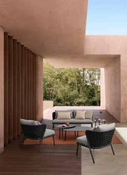 New Bizzotto DIVANO 2 POSTI ANTRACITE QS22/GRAPHITE - HARLOW