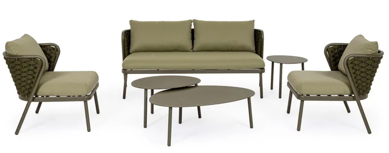 New Bizzotto DIVANO 2 POSTI OLIV QS24 - HARLOW