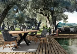 Hot Bizzotto DIVANO IN CORDA PER ESTERNO ANTRACITE WG21 - FLORENCIA