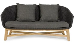 Best Bizzotto DIVANO IN CORDA PER ESTERNO ANTRACITE- COACHELLA