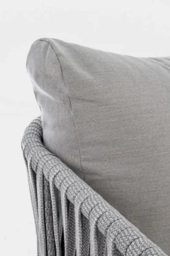 Clearance Bizzotto DIVANO IN CORDA PER ESTERNO BIANCO WG20 - FLORENCIA