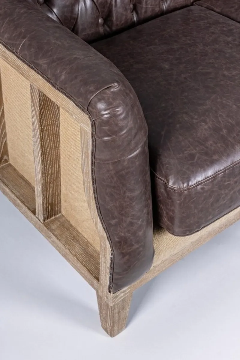 Outlet Bizzotto DIVANO IN ECOPELLE - RAYMOND