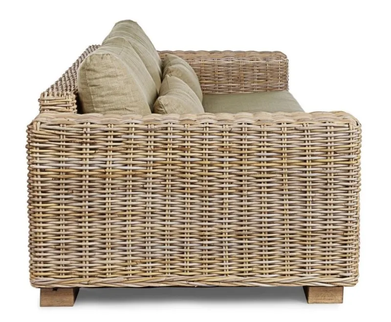 Best Bizzotto DIVANO IN FIBRE NATURALI 4 POSTI - LEANDRO