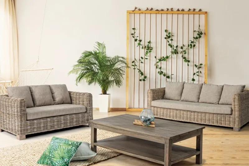 Discount Bizzotto DIVANO IN FIBRE NATURALI 3 POSTI - FORTALEZA