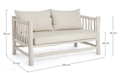 Hot Bizzotto DIVANO IN TEAK - SAHEL