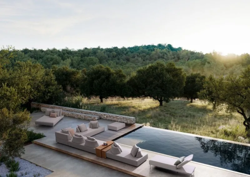 Outlet Bizzotto DIVANO IN TESSUTO PER ESTERNO - PIPER