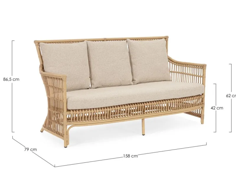 Hot Bizzotto DIVANO 2-3P C-C ADELMA