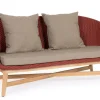 Clearance Bizzotto DIVANO 2P C-C COACHELLA SCARLET